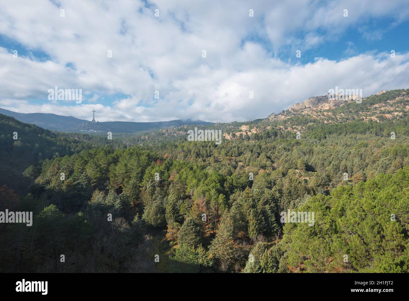 Valley of the fallen, Madrid, Spain. Stock Photo