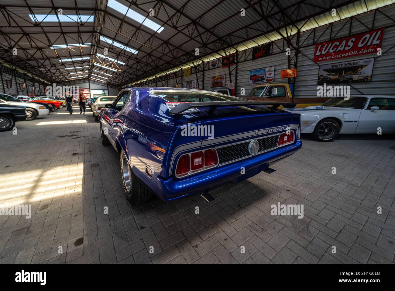 BERLIN - MAY 05, 2018: Pony car Ford Mustang Fastback Mach I, 1971 Stock Photo
