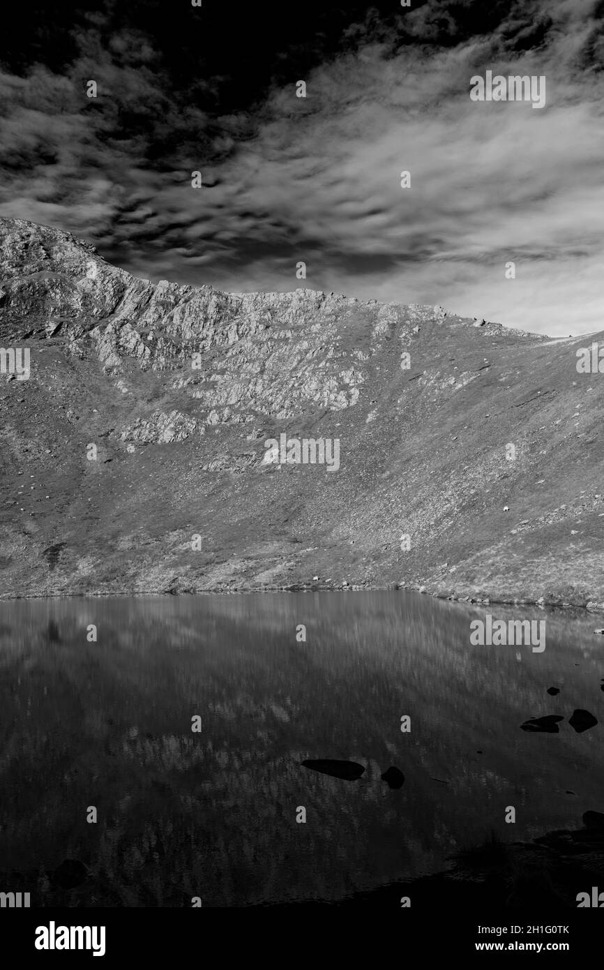 Scales Tarn and Sharp Edge, Blencathra fell, Lake District National