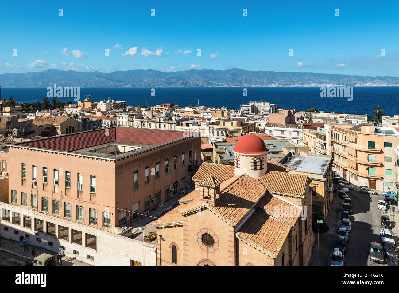 Reggio Calabria Italy October 30 2017 Aerial View Over The City Of reggio-calabria-italy-october-30-2017-aerial-view-over-the-city-of