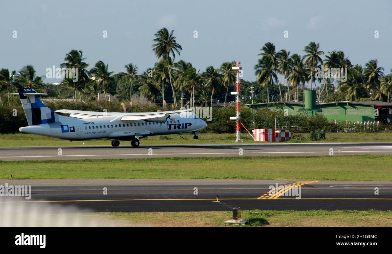 salvador, bahia / brazil - september 21, 2012: ATR-72 aircraft from ...