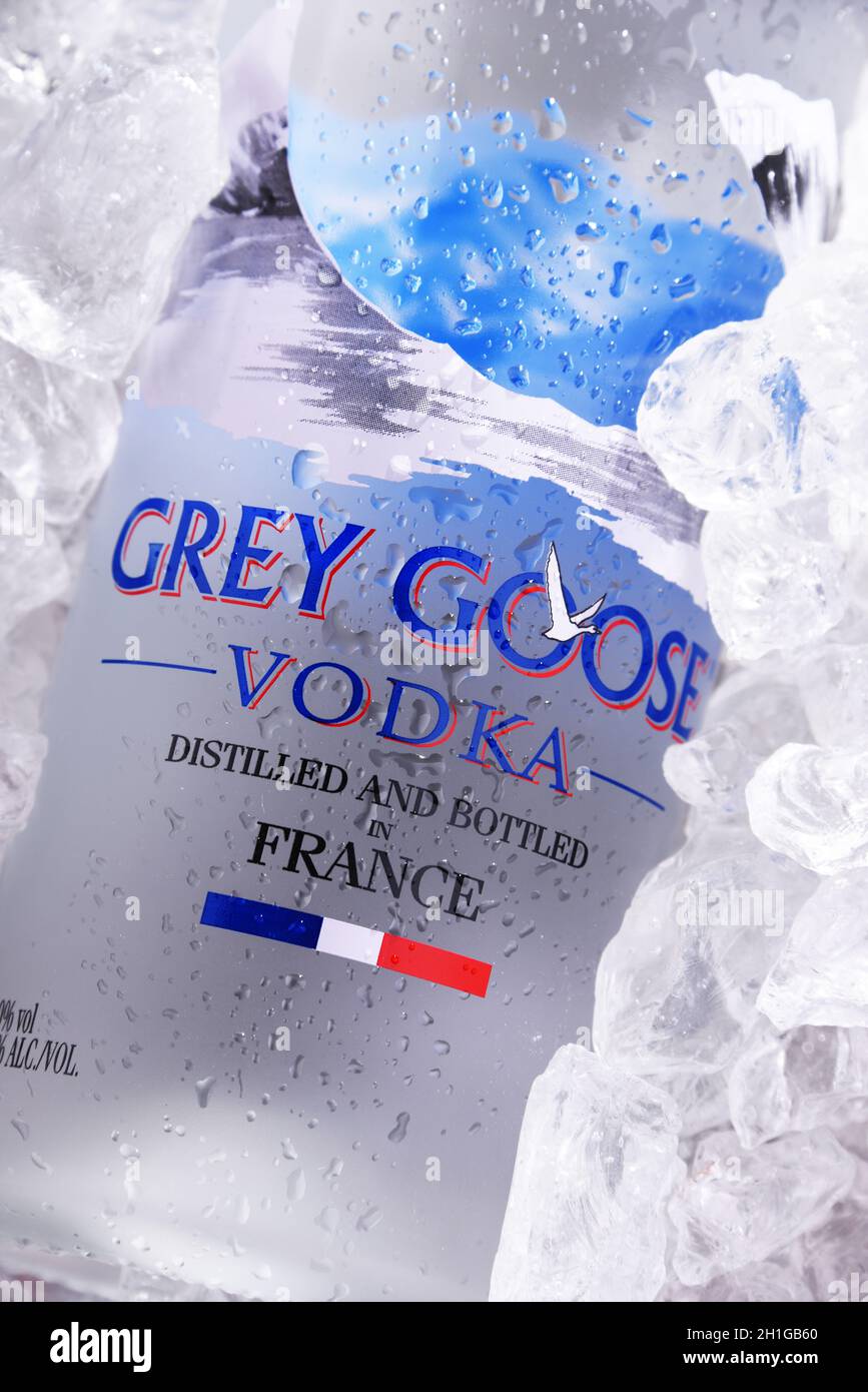 Poznan Pol Jul 2020 Bottle Grey Goose Brand French Vodka – Stock Editorial  Photo © monticello #391001260