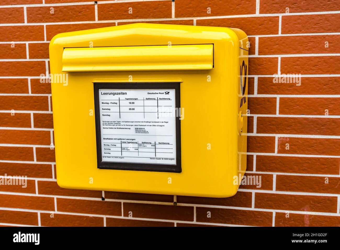 Traditional german post box hi-res stock photography and images - Alamy