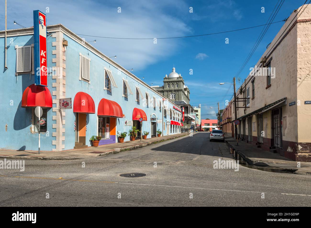 Bridgetown, Barbados December 18, 2016 Architecture in the historic