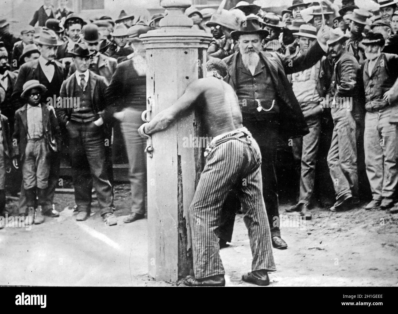 Whipping post, America Stock Photo