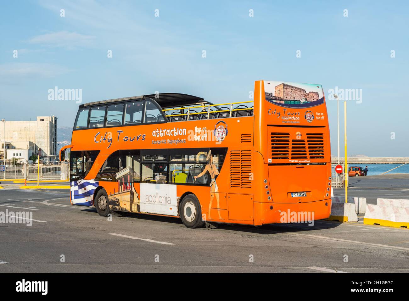Hop on hop off bus crete hi-res stock photography and images - Alamy