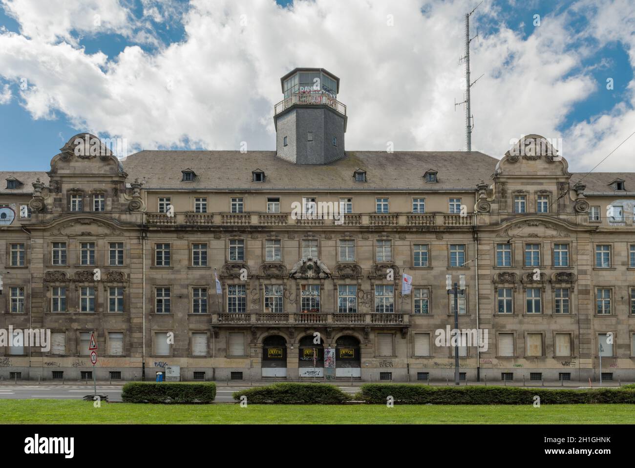 Building of the former police headquarters in Frankfurt am Main, Germany Stock Photo