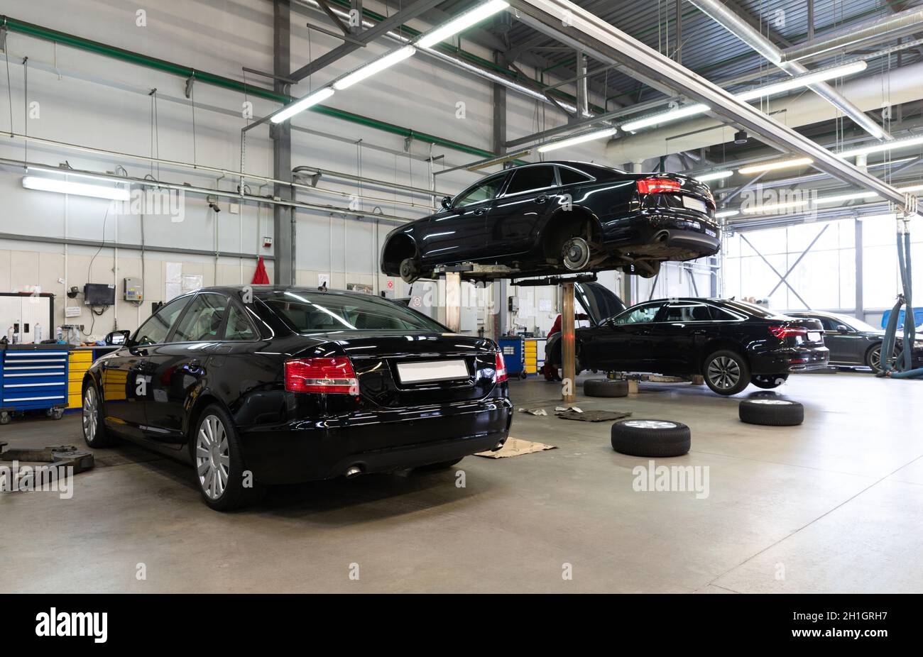 warranty service for new cars from an authorized dealer Stock Photo Alamy