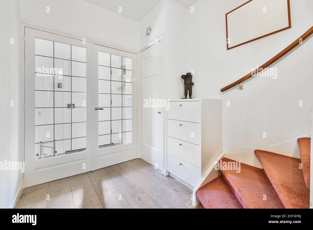Luxury apartment interior with stairs hi-res stock photography and ... - Luxury Eco Apartment Interior Design Ideas For Staircases