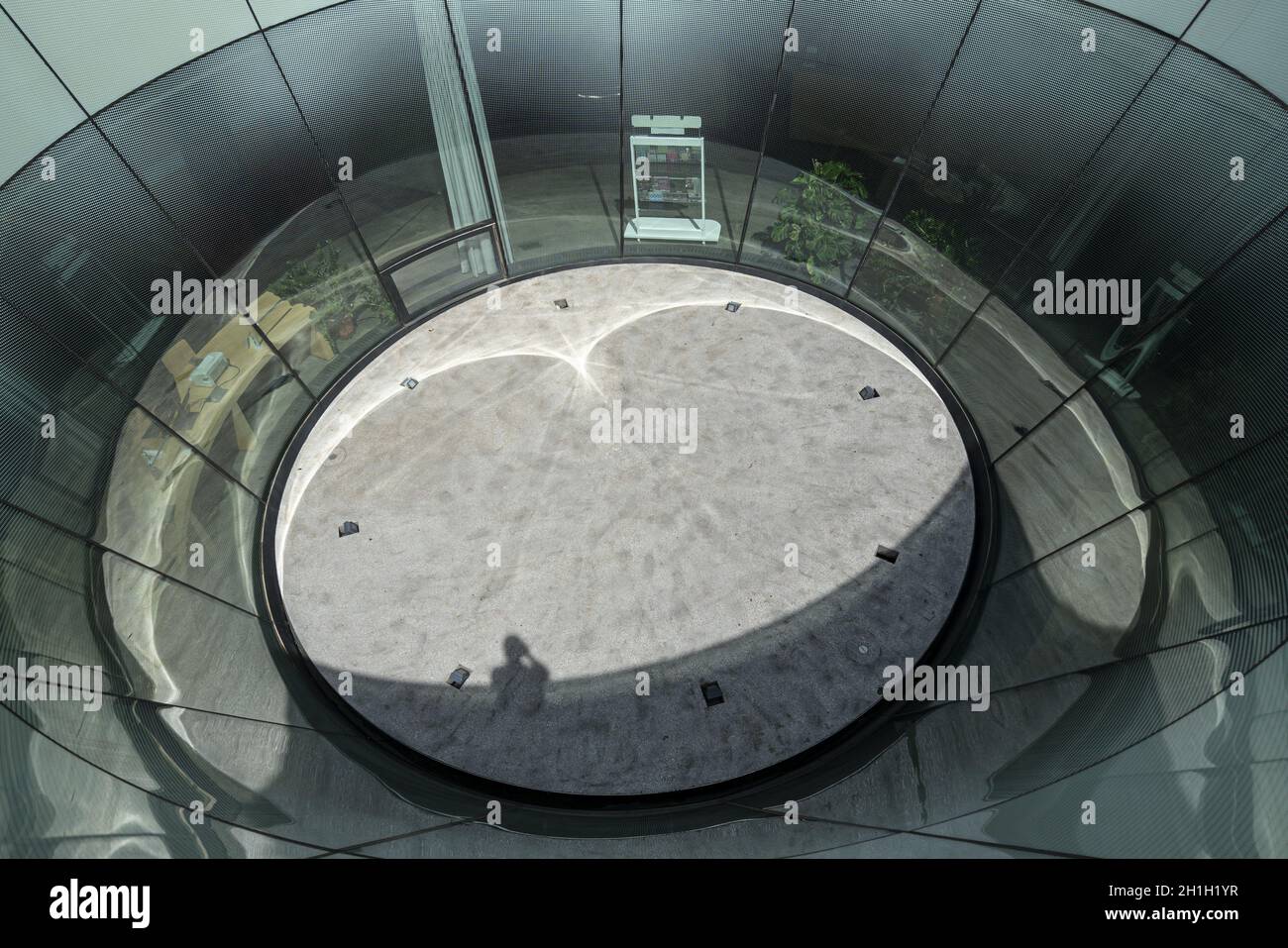 Graz, Austria. August 2020.  The external view of The center of science activities Stock Photo