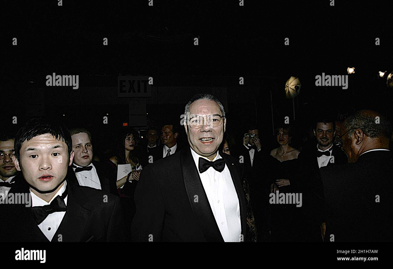 Washington, DC. 1-20-2001 General Colin Powell at one of the many Inaugural Balls celebrating the election of the 43rd President of the United States. Credit: Mark Reinstein /MediaPunch Stock Photo