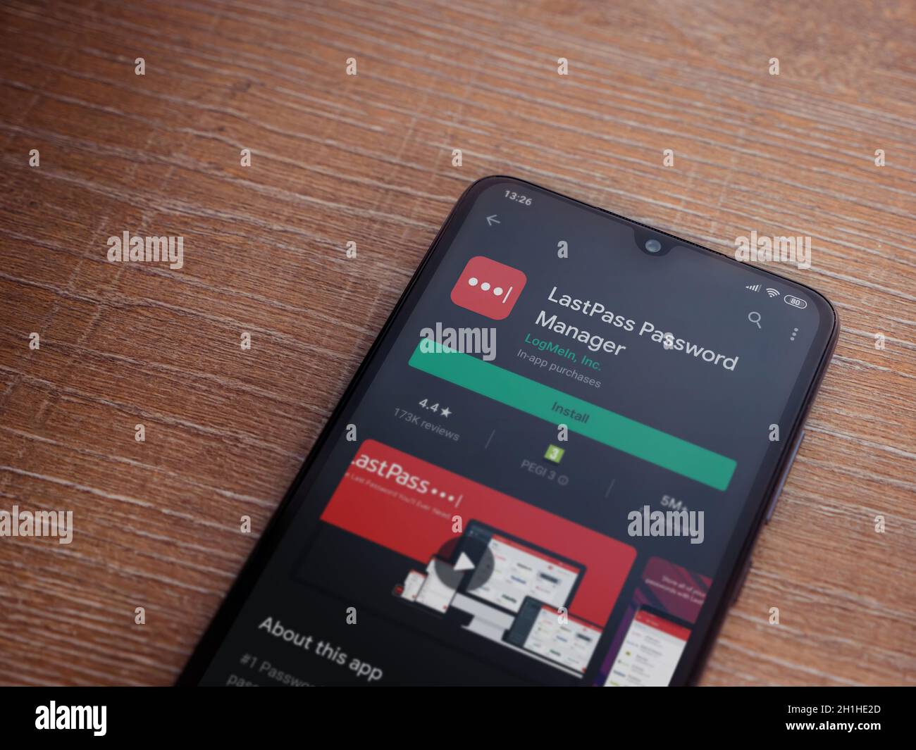 Lod, Israel - July 8, 2020: LastPass Password Manager app play store ...