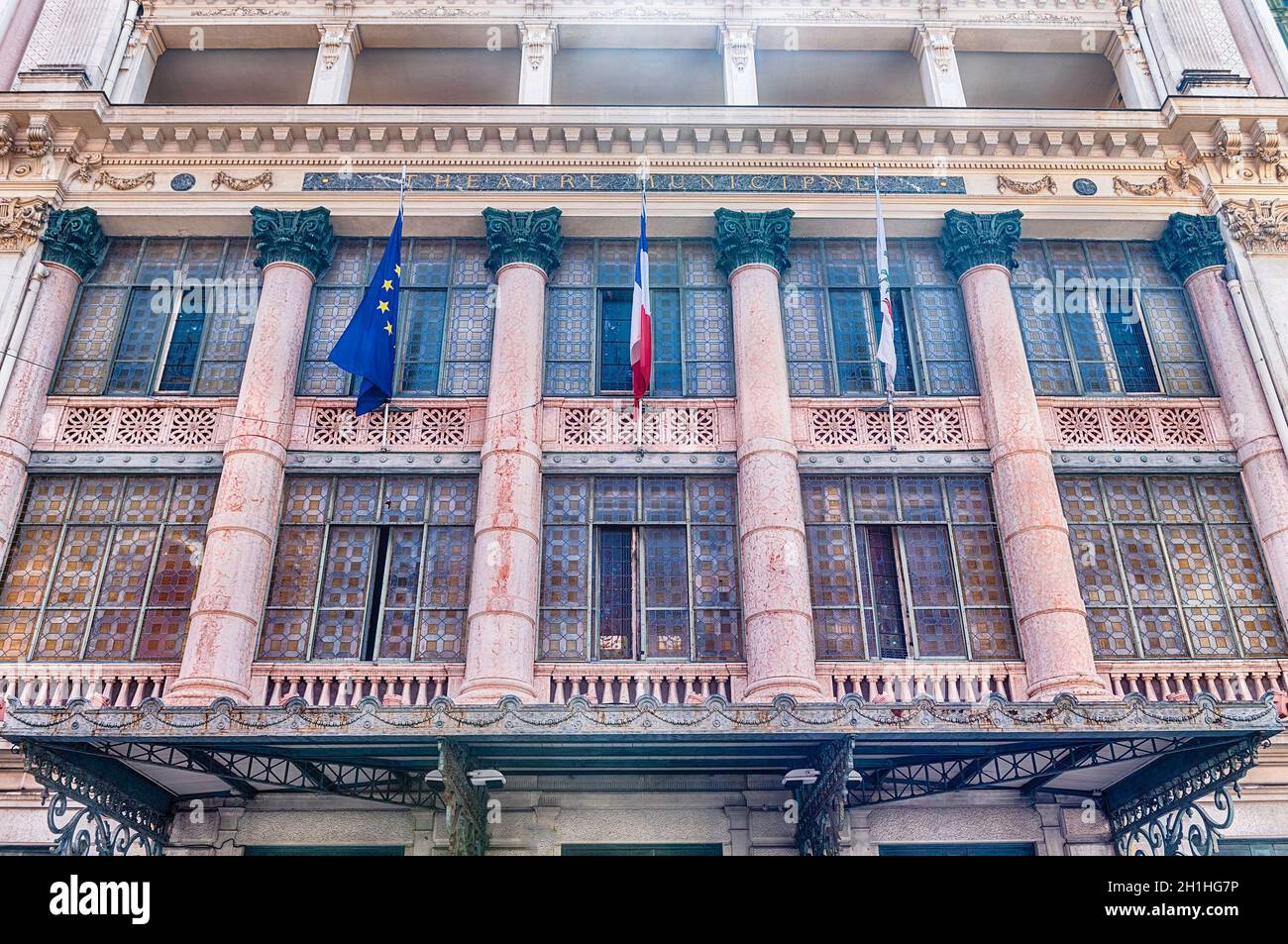 Northern facade of the Opera House, iconic theatre and major landmark ...