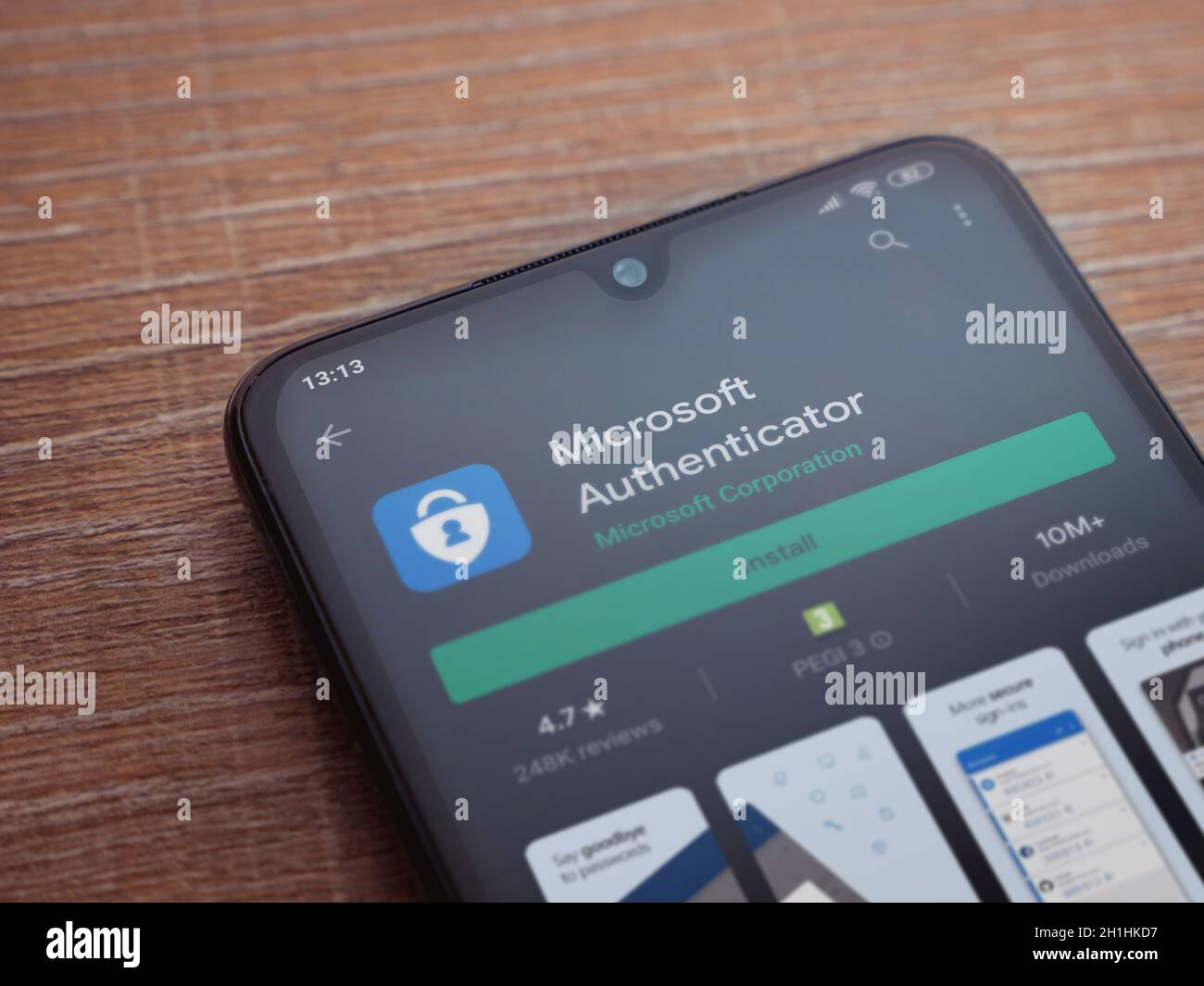 Microsoft authenticator app hi-res stock photography and images - Alamy