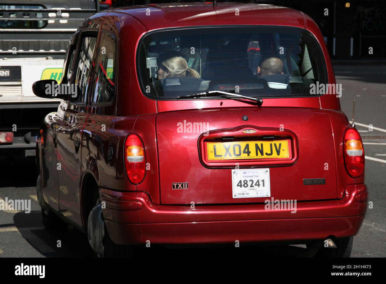 LONDON APRIL 8 London Taxi, also called hackney carriage, black cab, on April 8, 2010 in
