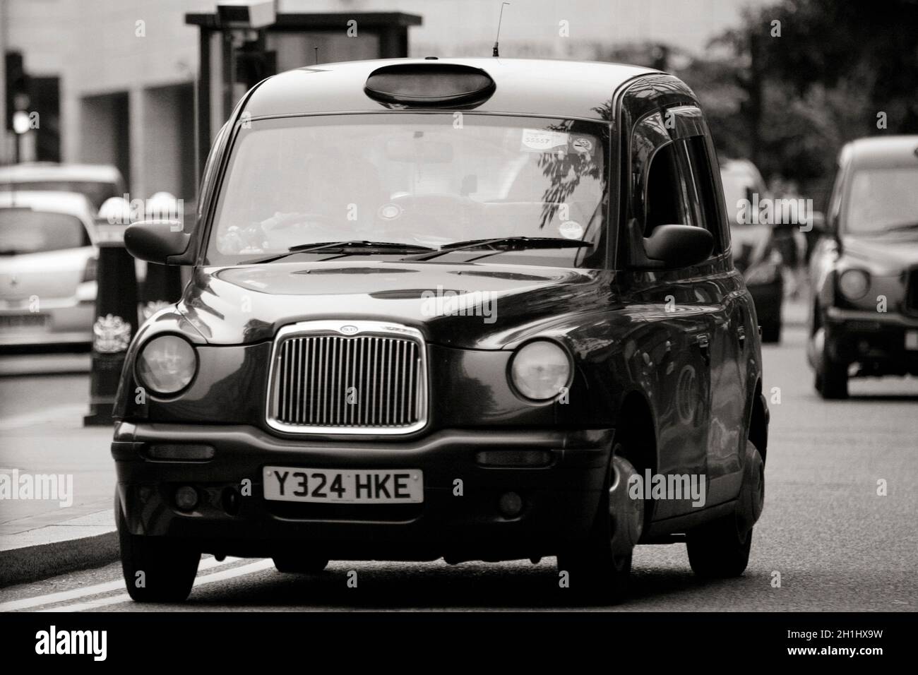 London, UK June 14, 2012 TX1, London Taxi, also called hackney carriage, black cab
