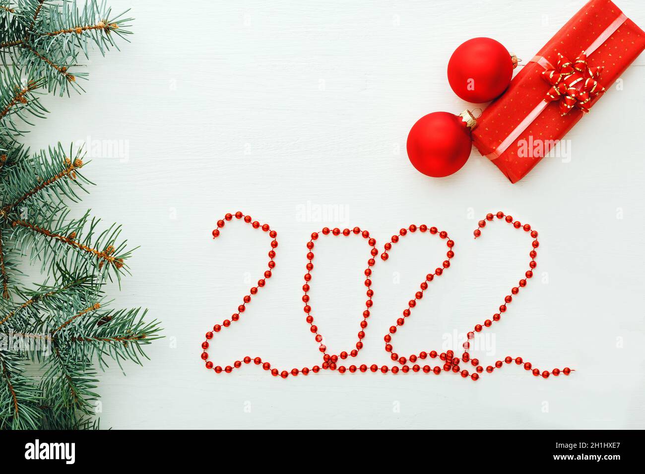 Happy New Year Gift 2022 High Resolution Stock Photography And Images - Alamy
