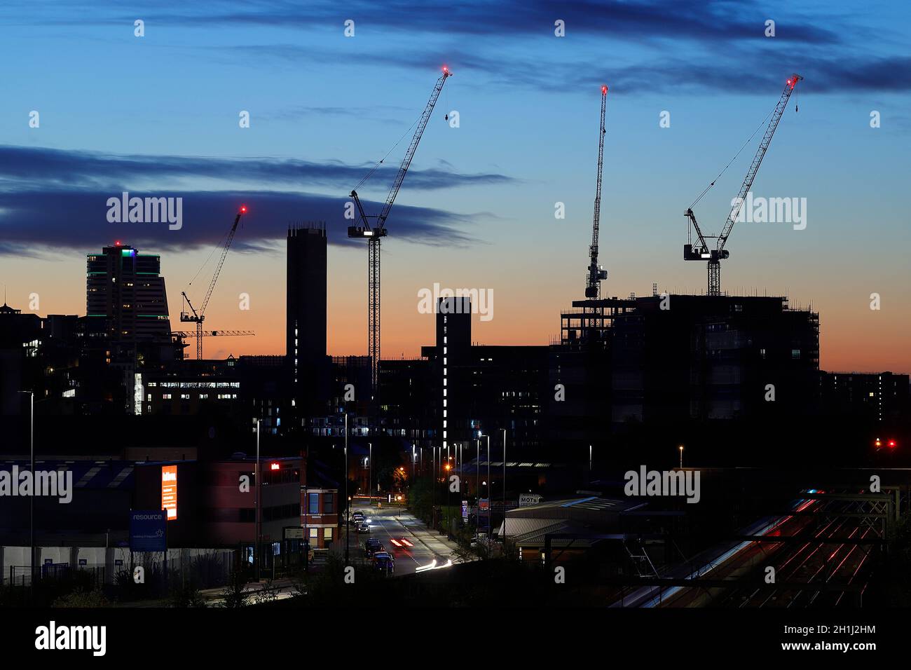 Construction of 665 build to rent apartments on the Monk Bridge site in