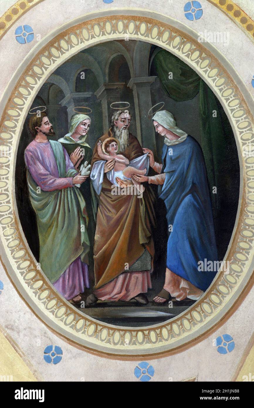Presentation of Jesus at the Temple Stock Photo - Alamy