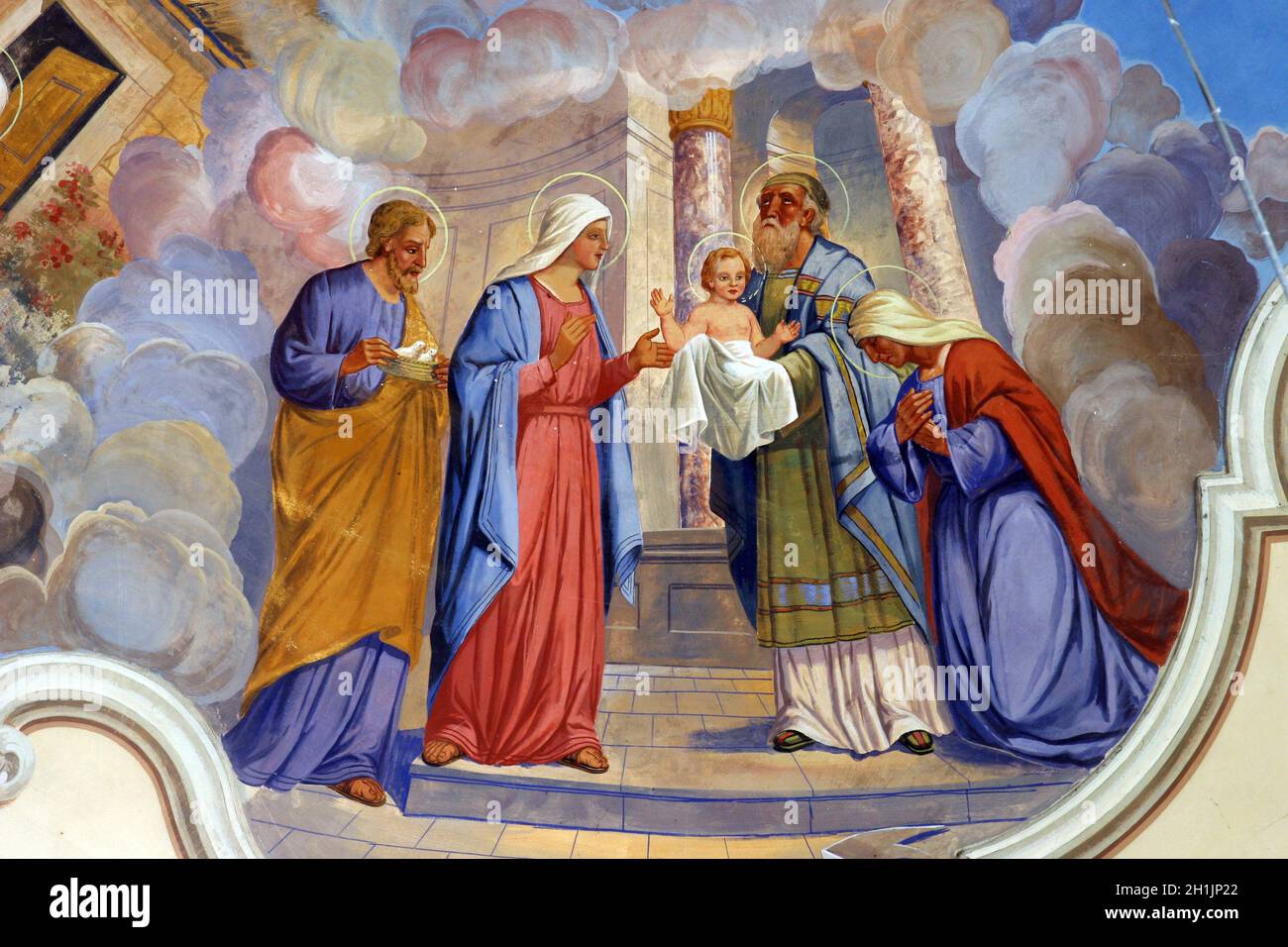 Presentation of Jesus at the Temple Stock Photo - Alamy