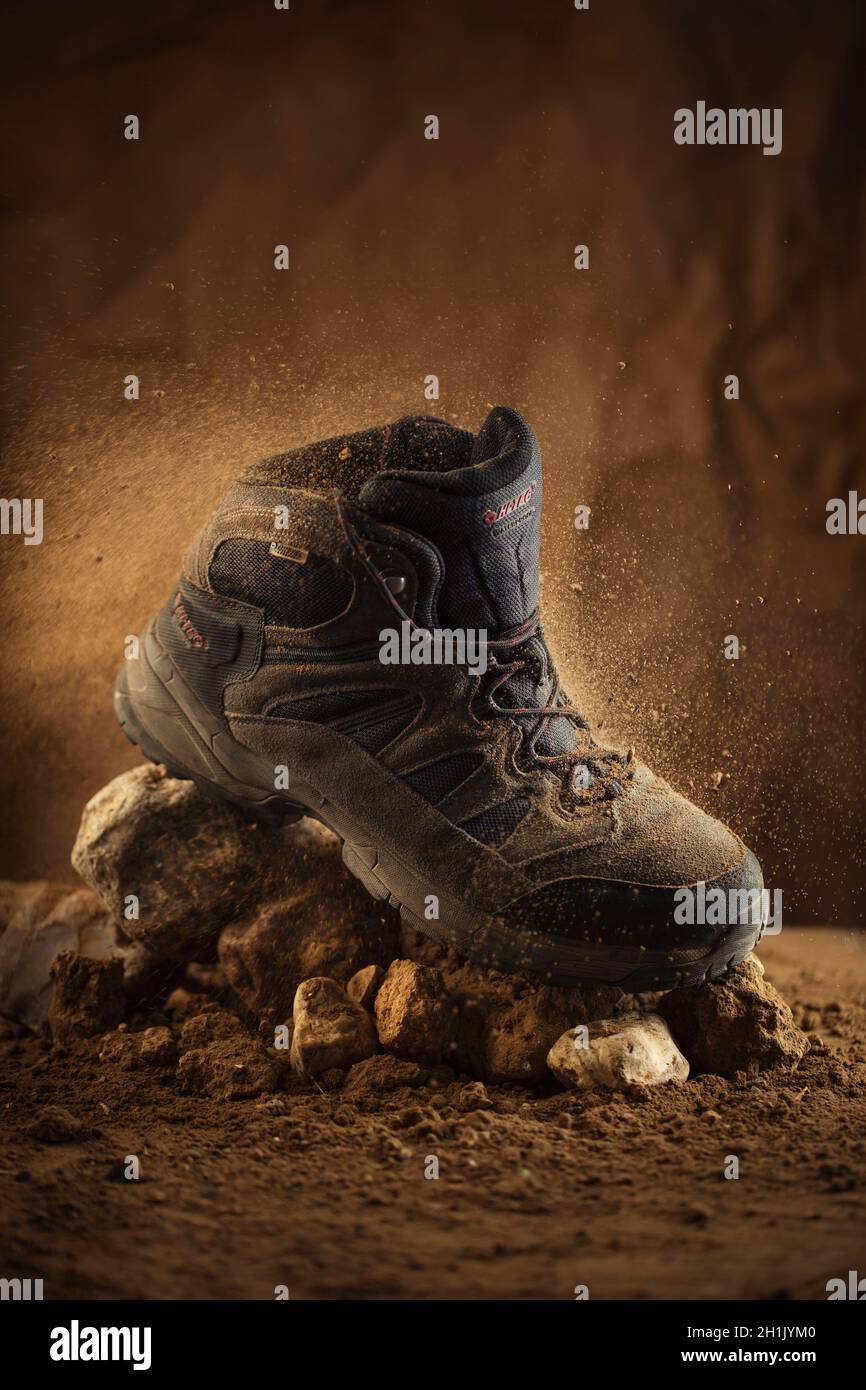 Heavy duty shoes Stock Photo
