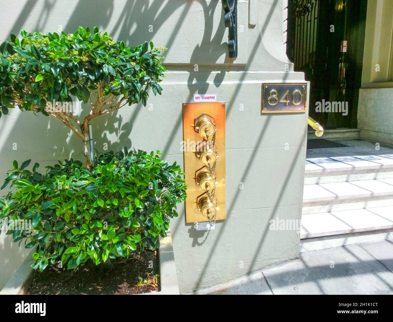 San Francisco, California, United States of America - May 04, 2016: Auto sparkling standpipe at San Francisco, California, USA on May 04, 2016 Stock Photo