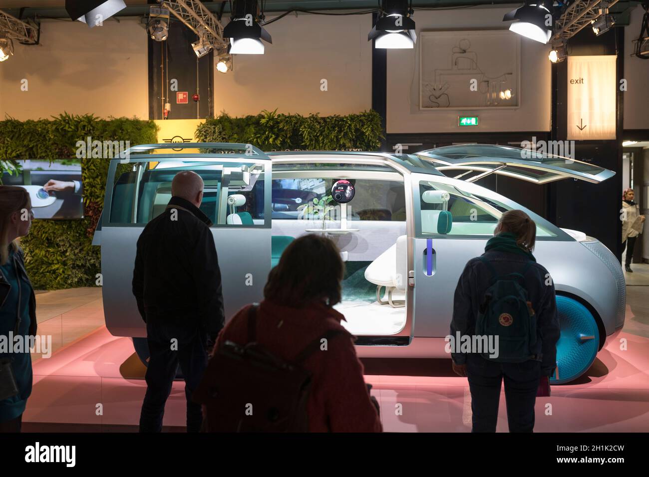 BMW Mini Urbanaut futuristic car at Dutch Design Week 2021 Stock Photo