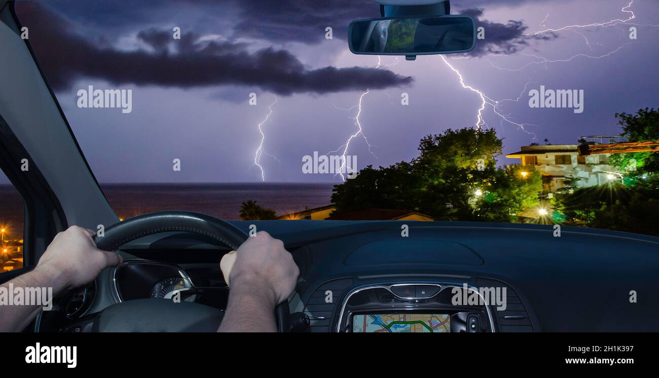 Lightning Bolt Car High Resolution Stock Photography and Images Alamy