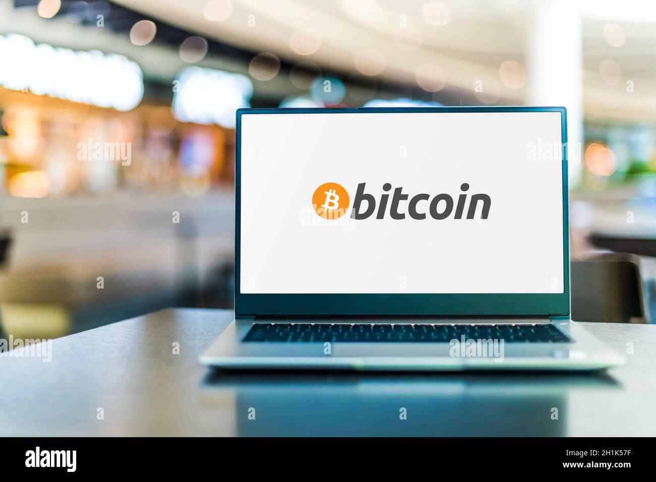 Bitcoin is a cryptocurrency invented in 2008 by an unknown person or group  of people. The currency began use in 2009 when its implementation was relea  Stock Photo - Alamy