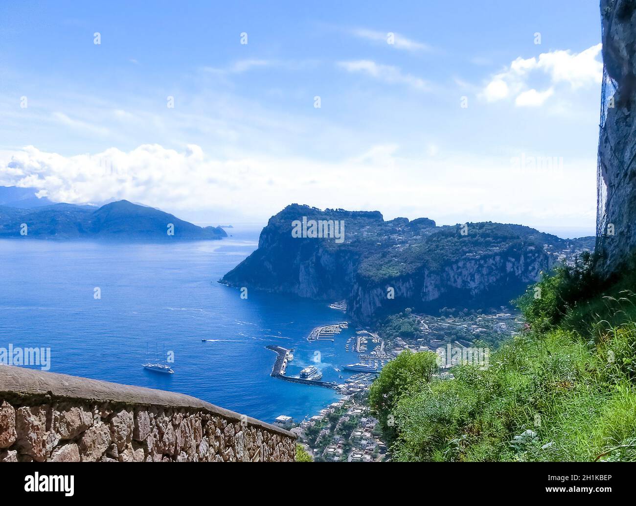 Capri Serial The beautiful Capri island - Italian travel series Stock Photo - Alamy