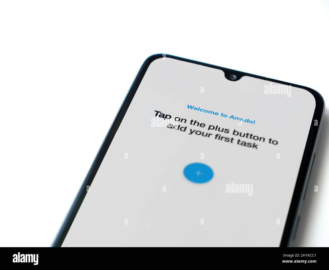 Lod, Israel - July 8, 2020: Any.Do app launch screen with logo on the ...