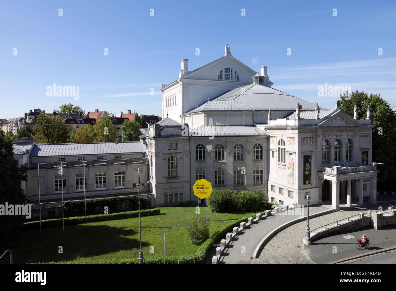 Das Prinzregententheater in München-Bogenhausen ist 1900 bis 1901 erbaut und nach dem Prinzregent Luitpold von Bayern benannt worden. Entworfen vom de Stock Photo