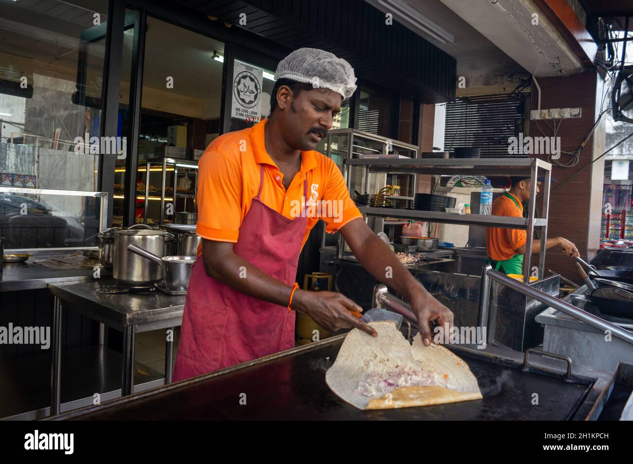 Penang/Malaysia Feb 14 2020 Indian delicious bread in