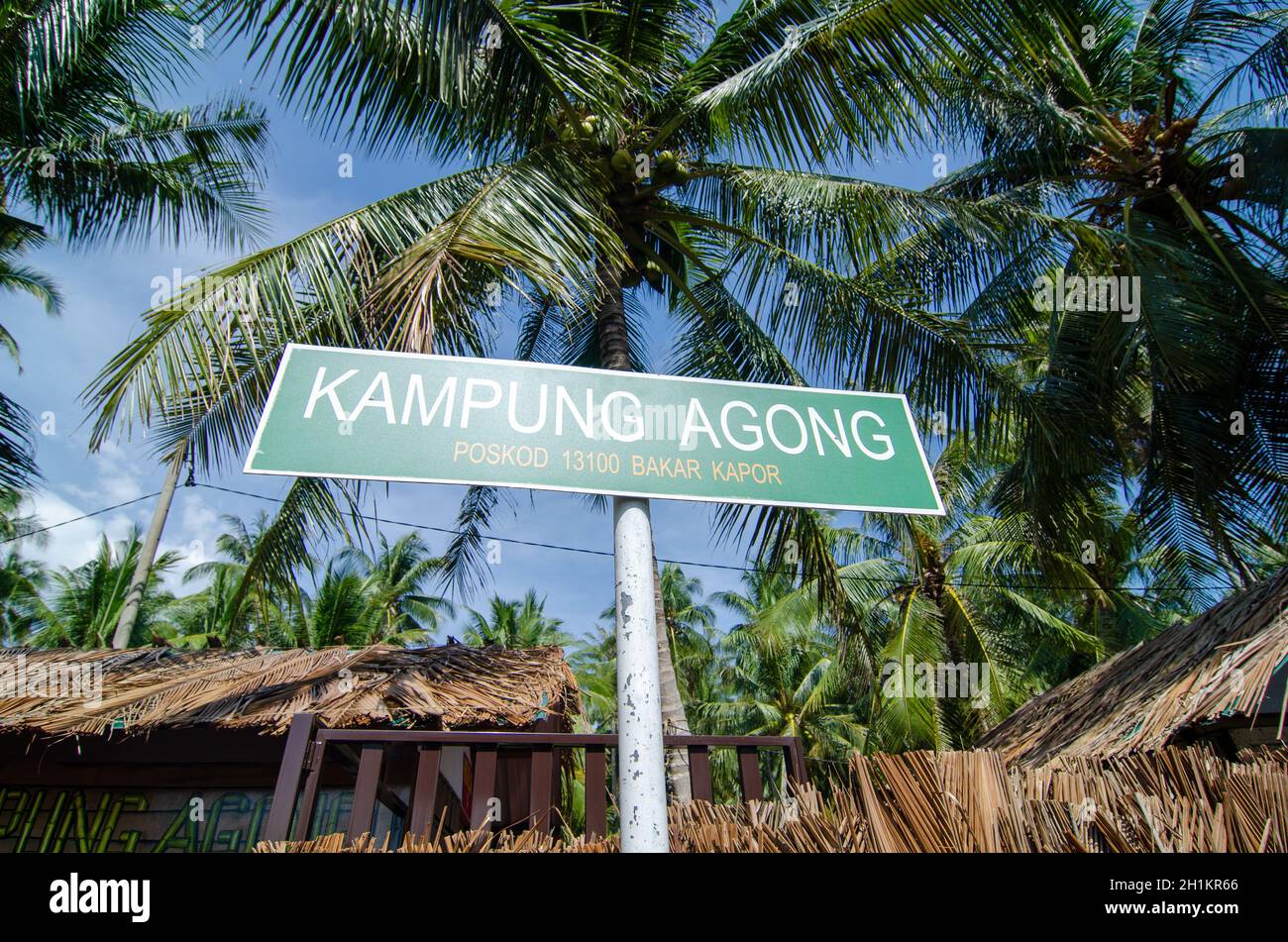 Kampung Sign High Resolution Stock Photography And Images Alamy