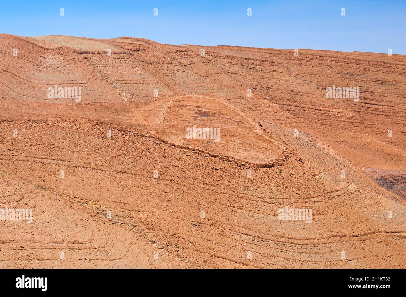 The stony heart in the surroundings of Agdz, Morocco, Africa. Stock Photo