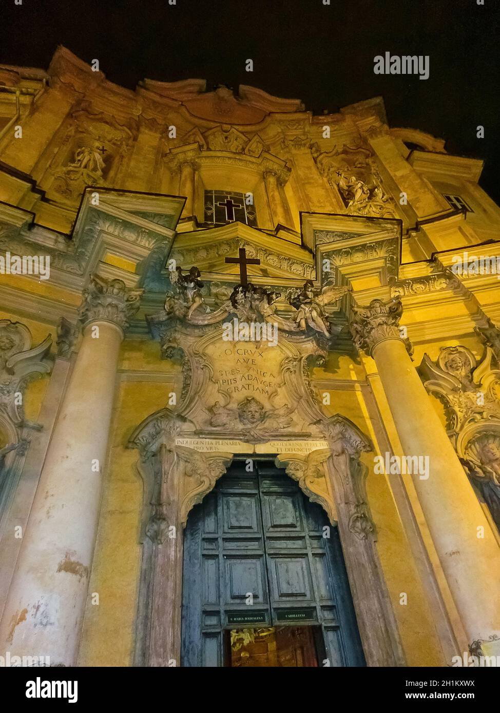 Church Santa Maria Maddalena, Rome at Italy Stock Photo - Alamy