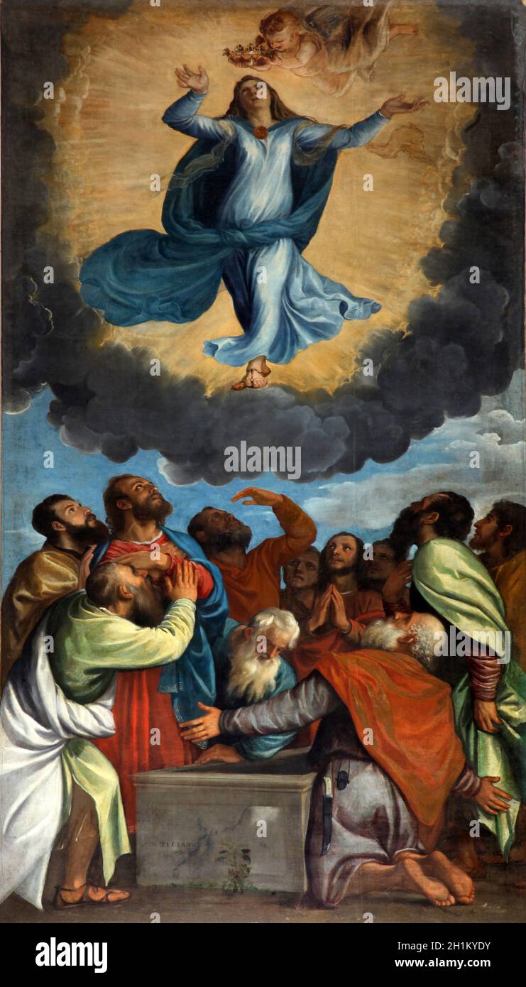 Assumption of the Blessed Virgin Mary Stock Photo Alamy
