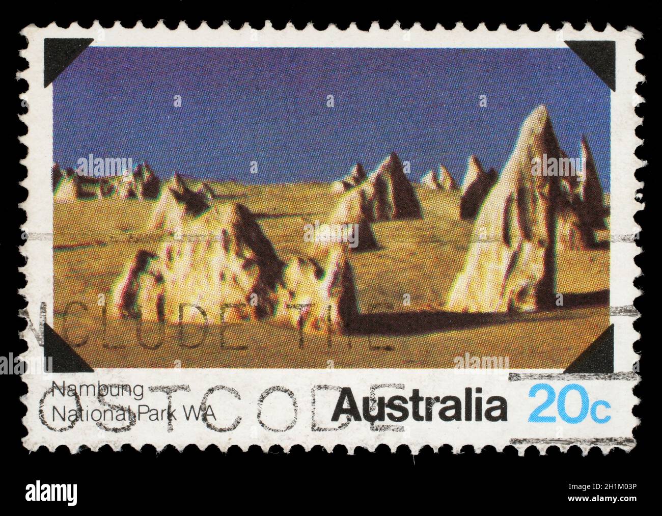 Stamp printed in Australia shows the Namburg, Western Australia, National Parks series, circa 1979 Stock Photo