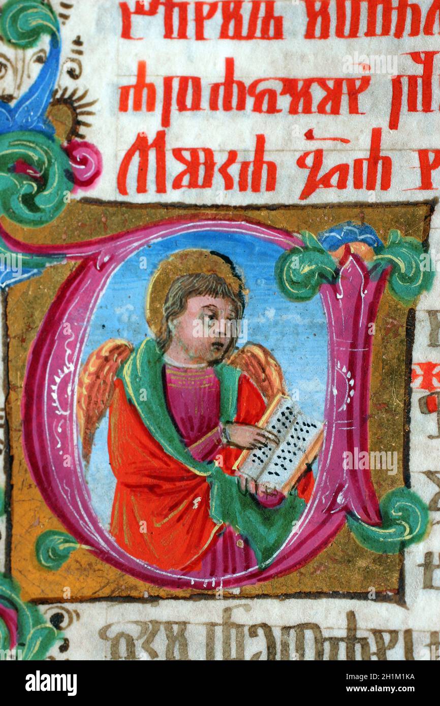 Close up of old Holy Bible book Stock Photo - Alamy