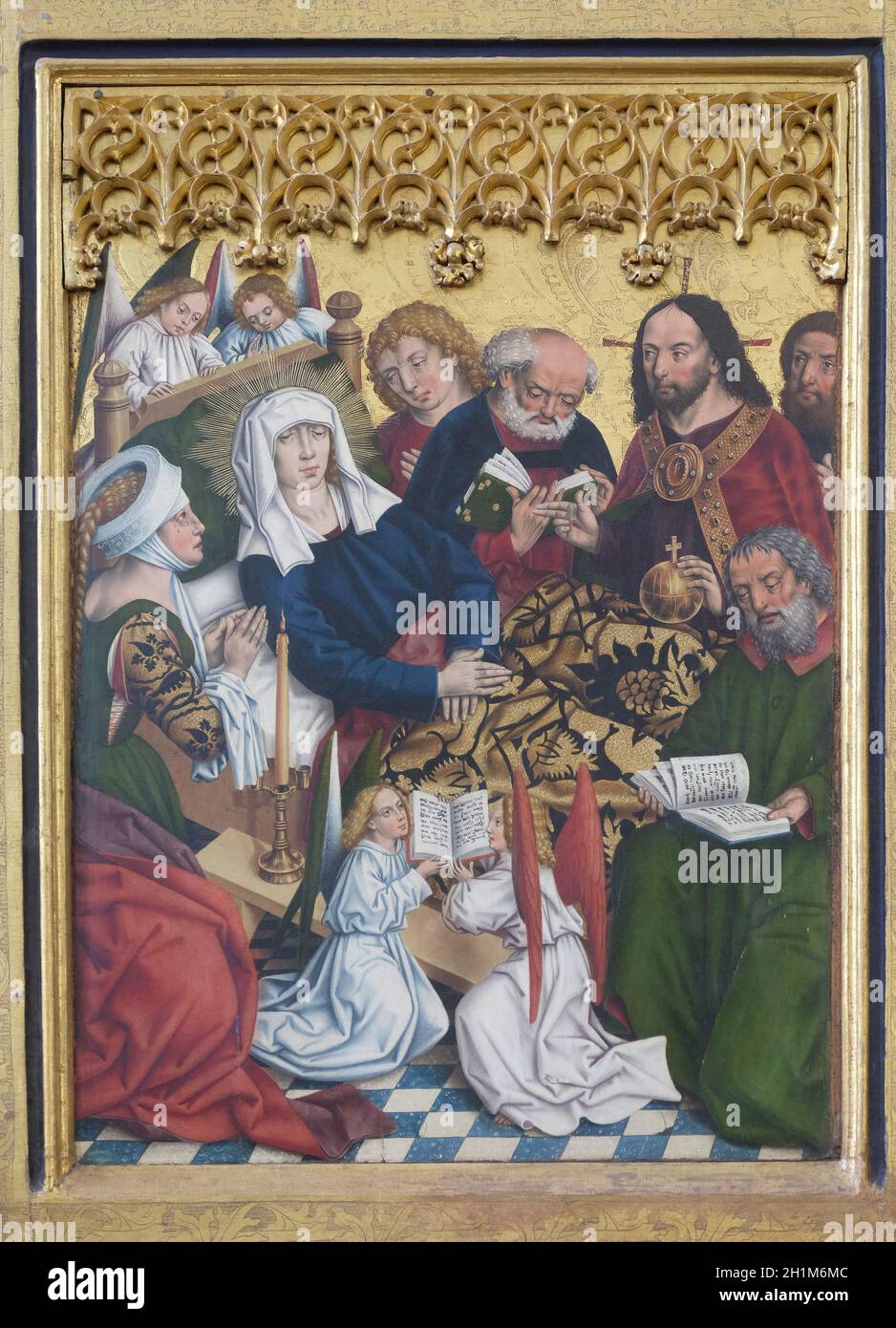 Death of the Virgin Mary, Twelve Apostles altar in St James Church in