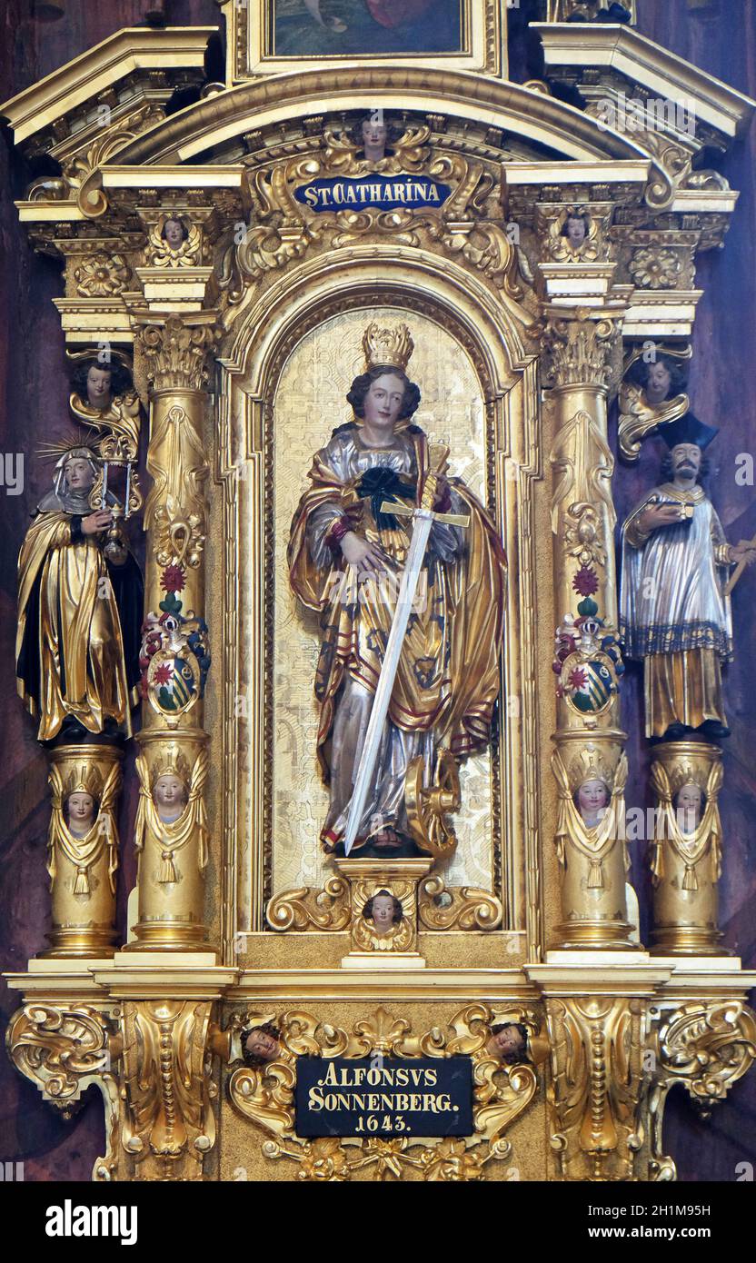 Altar of st catherine hi-res stock photography and images - Alamy