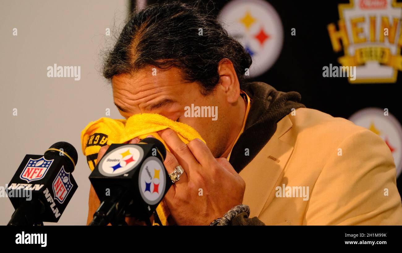 Pittsburgh, PA, USA. 17th Oct, 2021. Steelers Hall of Famers during the  Pittsburgh Steelers vs Seattle Seahawks game at Heinz Field in Pittsburgh,  PA. Jason Pohuski/CSM/Alamy Live News Stock Photo - Alamy