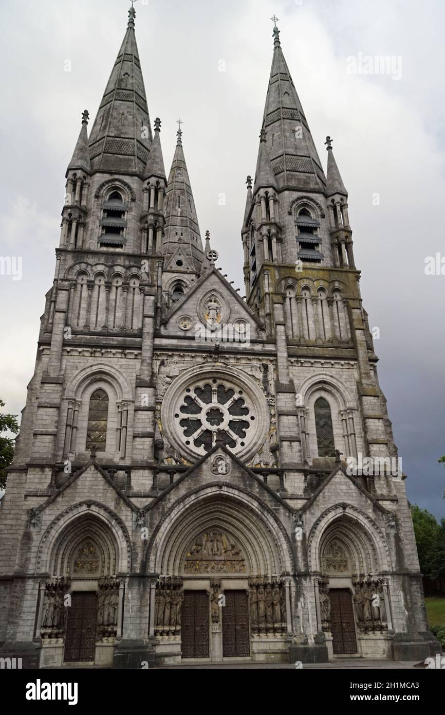 Saint Fin Barre's Cathedral is a gothic revival three tower cathedral in the city of Cork