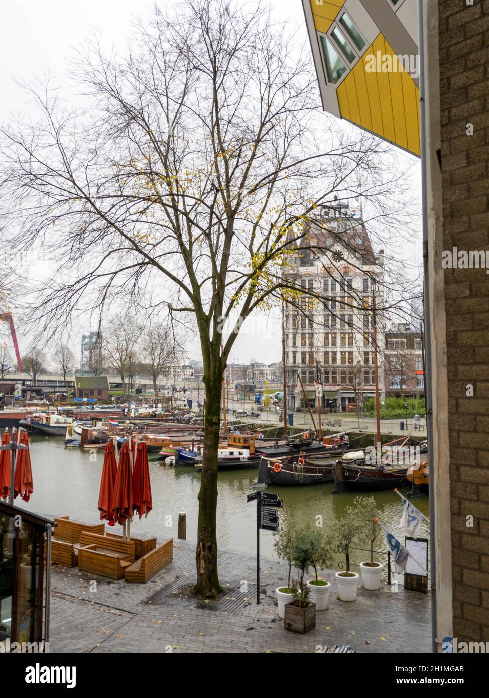 View from the Cubus Houses across the Old Harbour to the White House ...