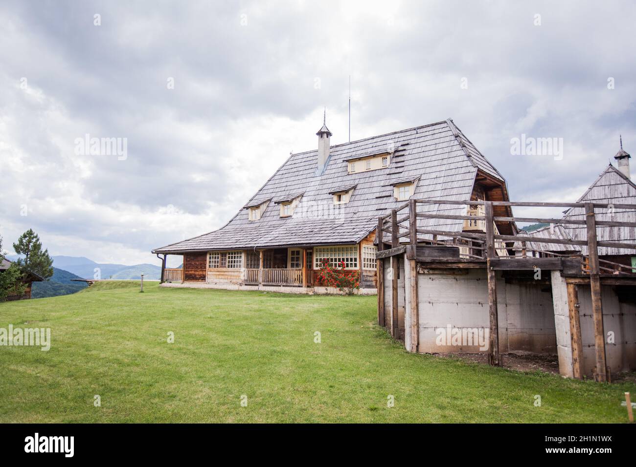 Ethno village Drvengrad, Mokra Gora, traditional eco village built by famous film director Emir