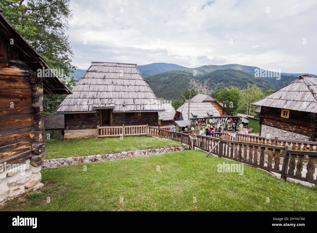 Ethno village Drvengrad, Mokra Gora, traditional eco village built by famous film director Emir
