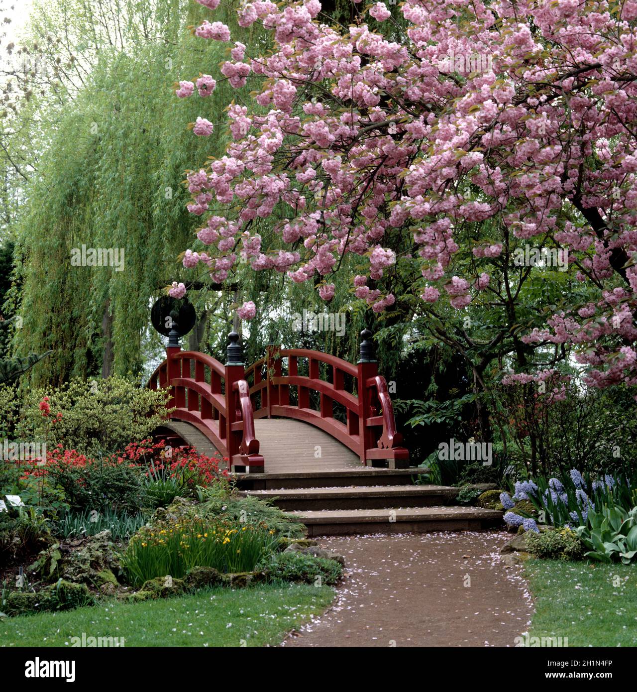 Japanischer Garten Leverkusen Stock Photo Alamy