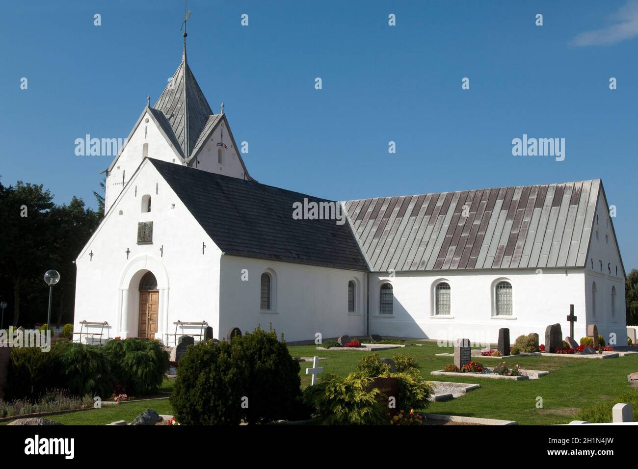 Sankt Clemens Kirche, Roemoe, Daenemark Stock Photo