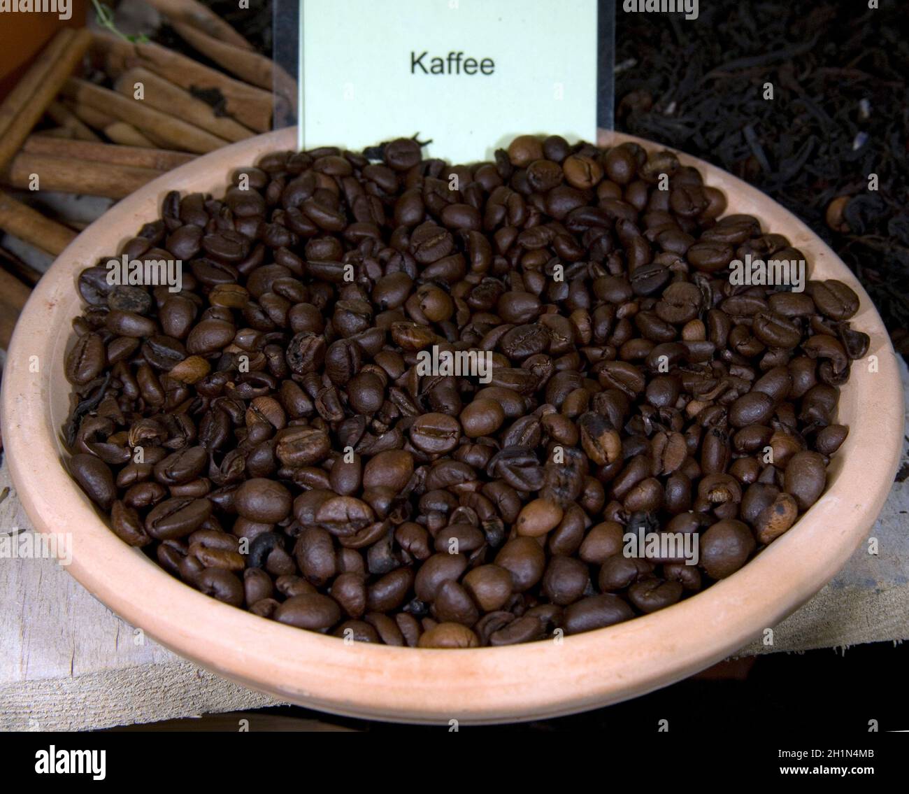 Kaffee; Coffea arabica Stock Photo