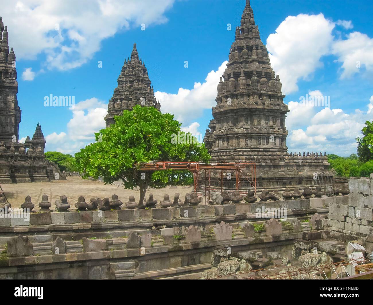 Prambanan temple near Yogyakarta on Java island, Indonesia Stock Photo ...